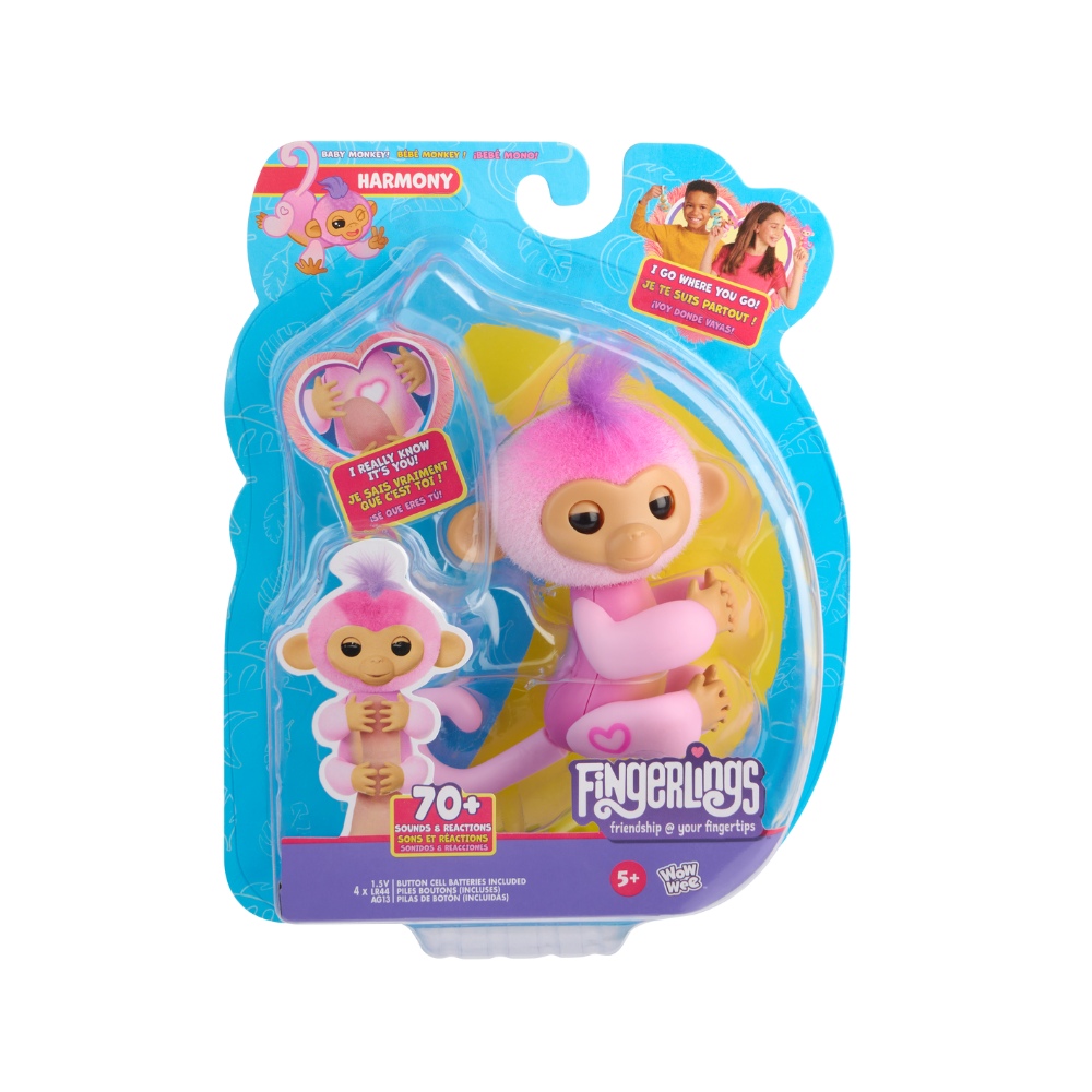 Image Fingerlings Monkey Pink - Harmony